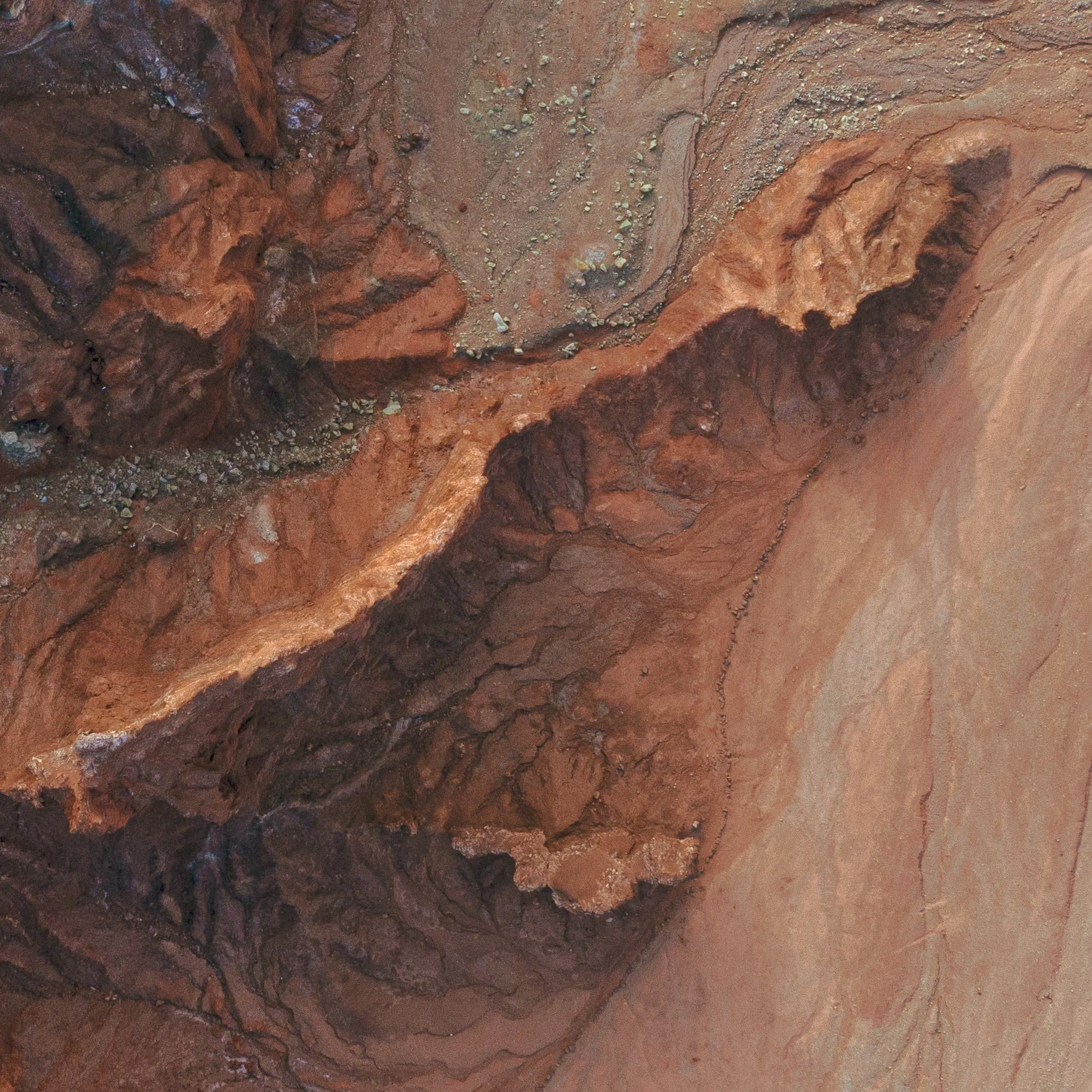 Riverbed from above