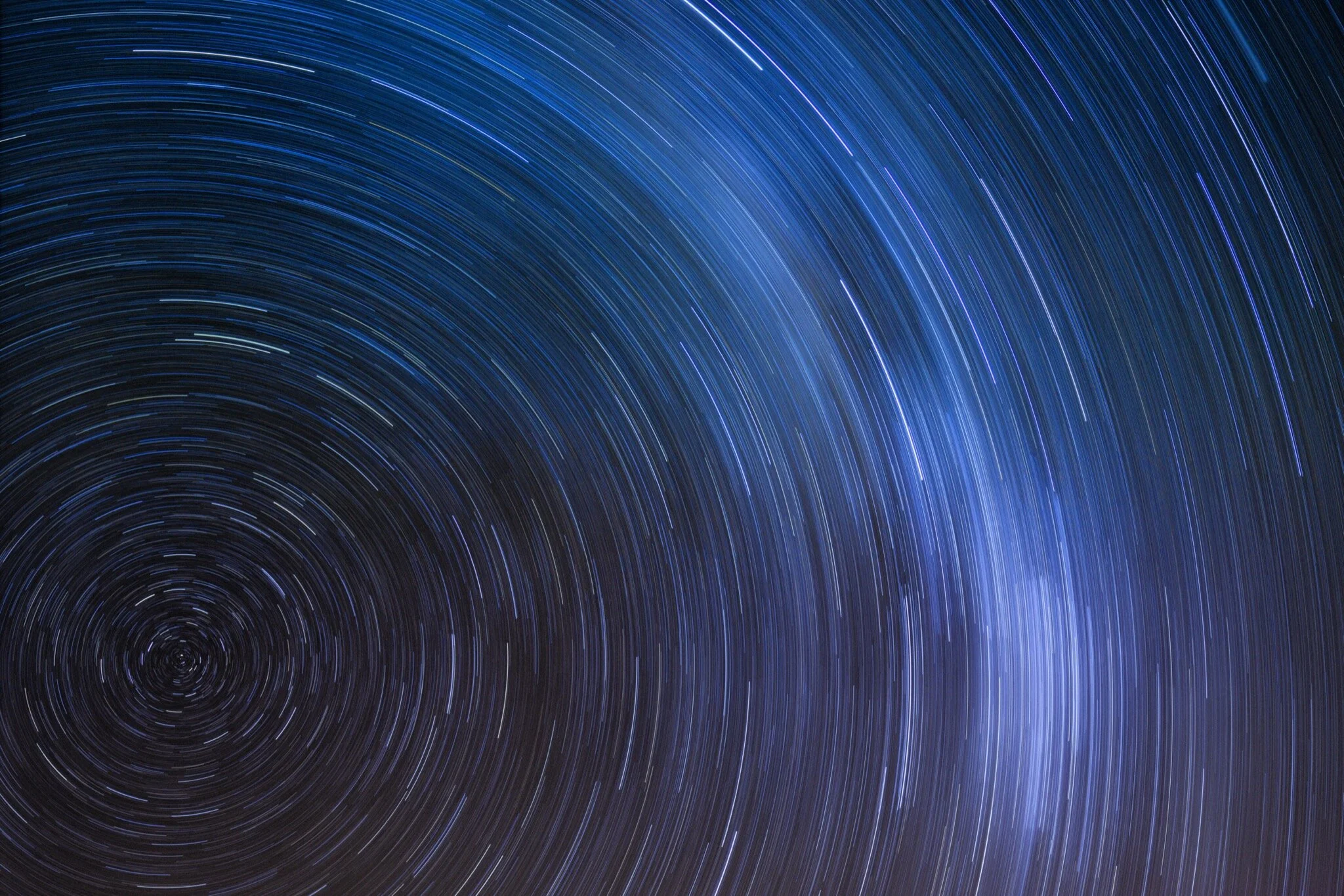 Star trails over Antofagasta