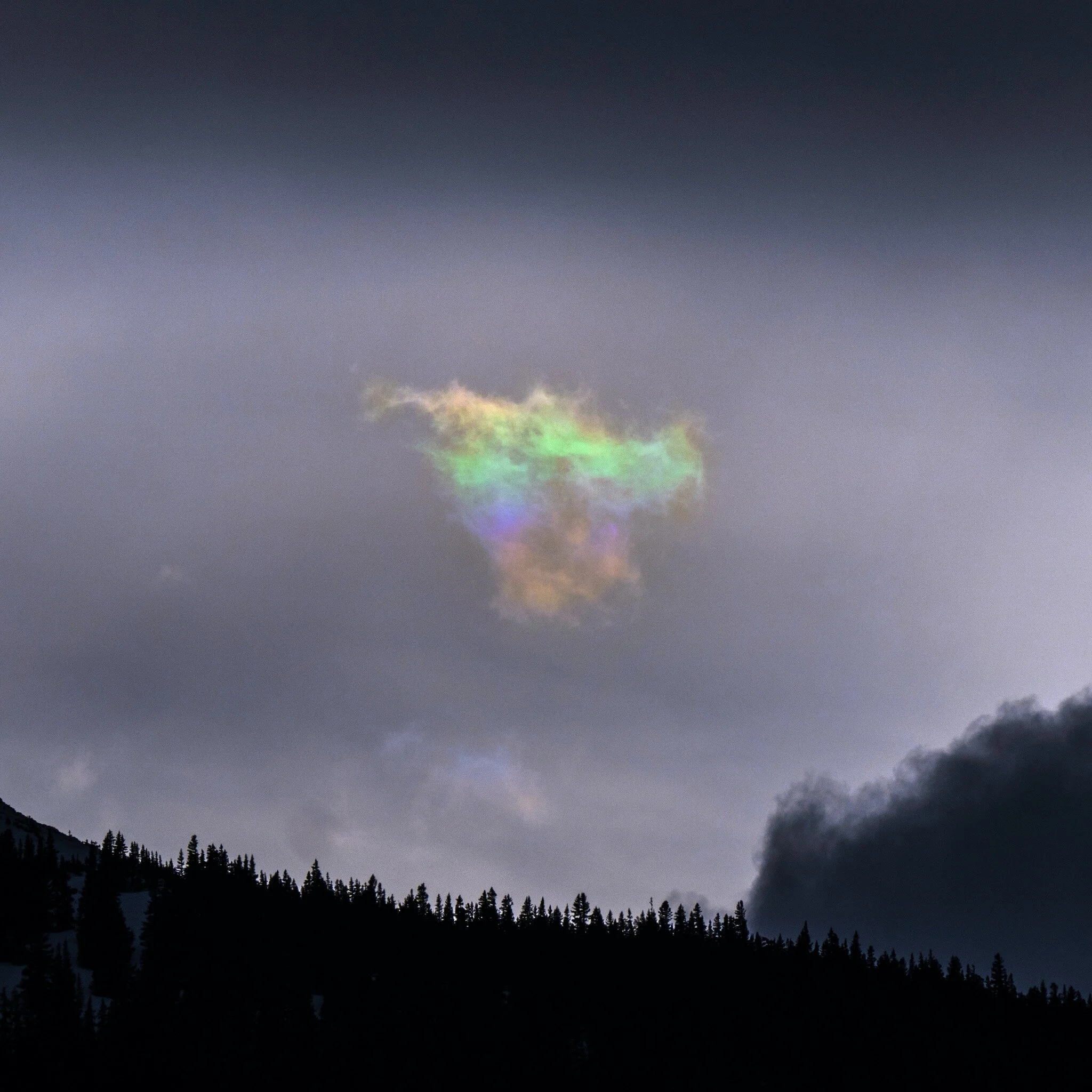 Pileus cloud over the Rockies