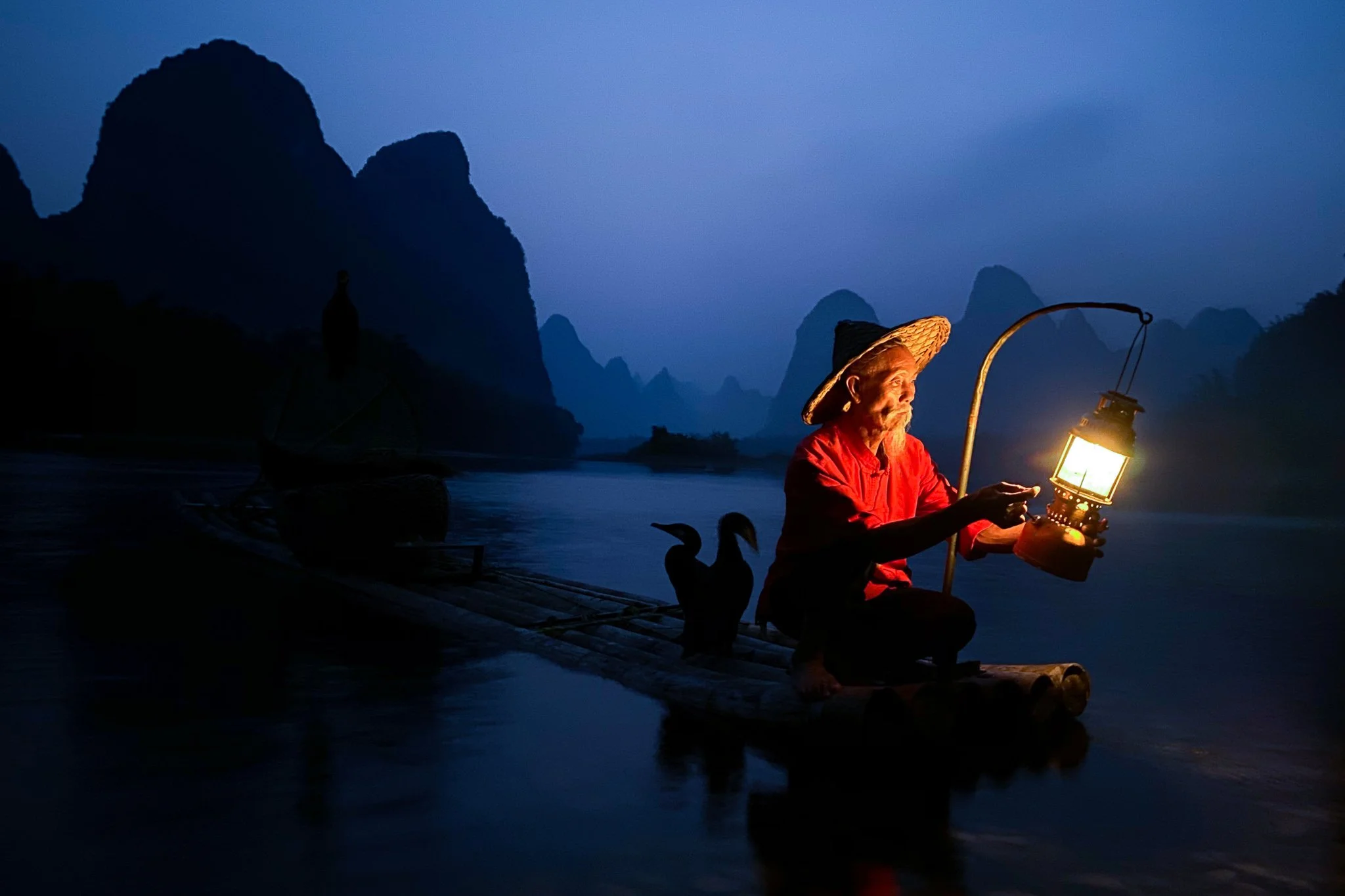 Cormorant fisherman