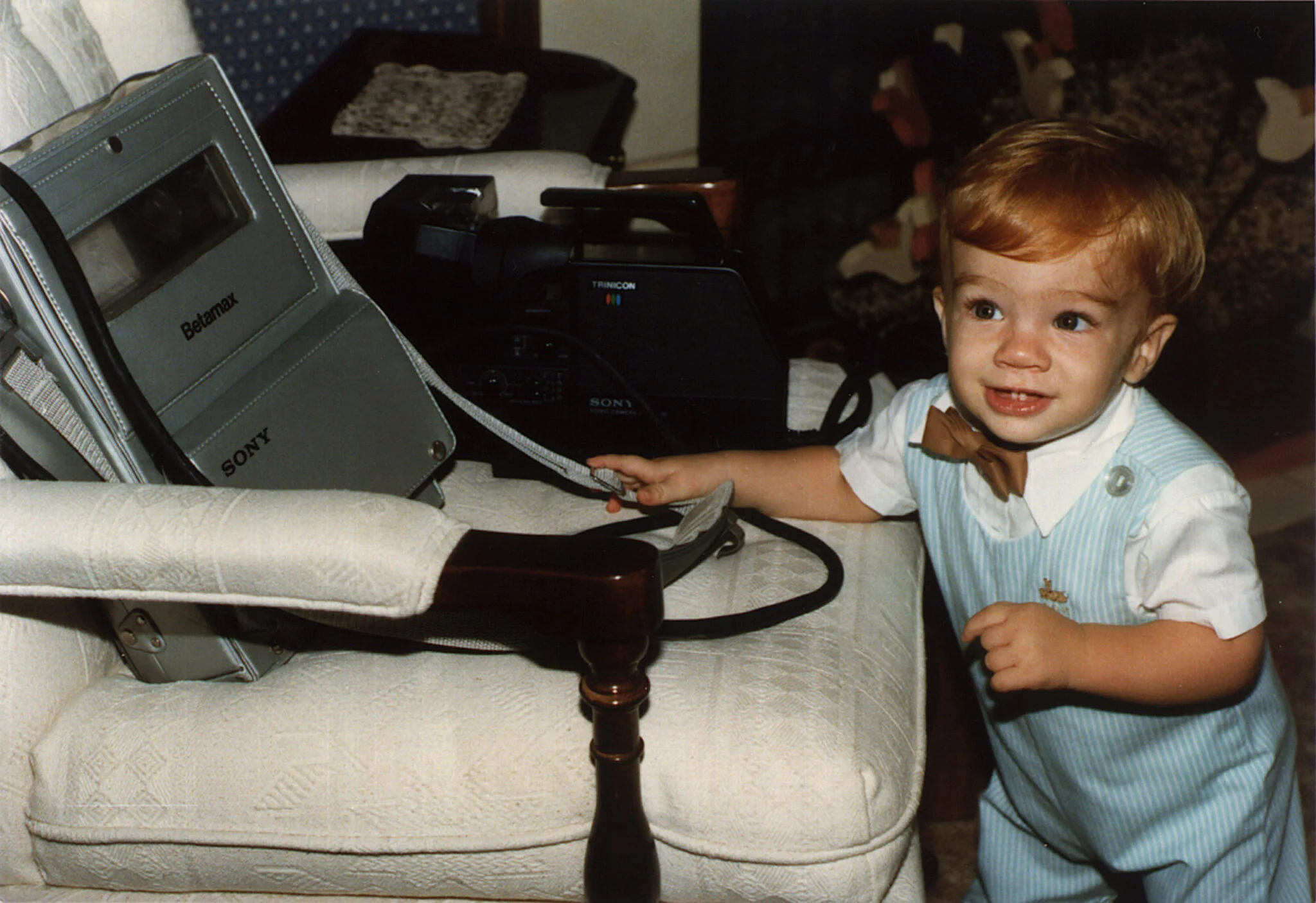 At home in Kansas, 1987.
