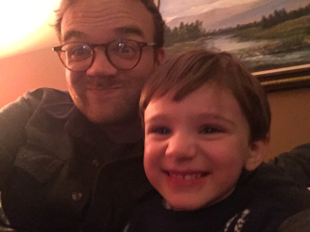  Christmas Eve with my nephew Boone. Shot on iPhone 6 Plus, 2014. 