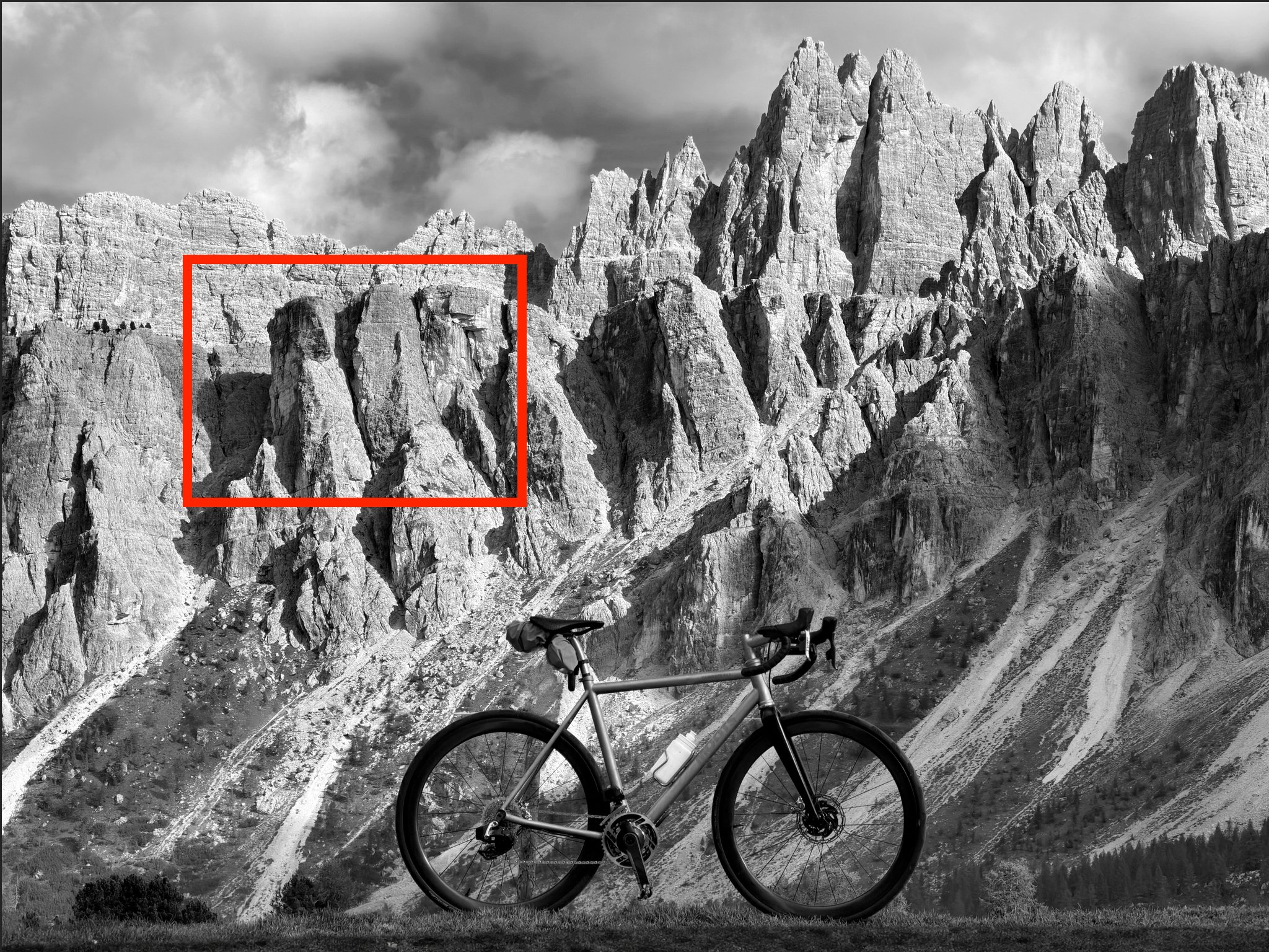 My Moots Vamoots RCS at Passo di Giau