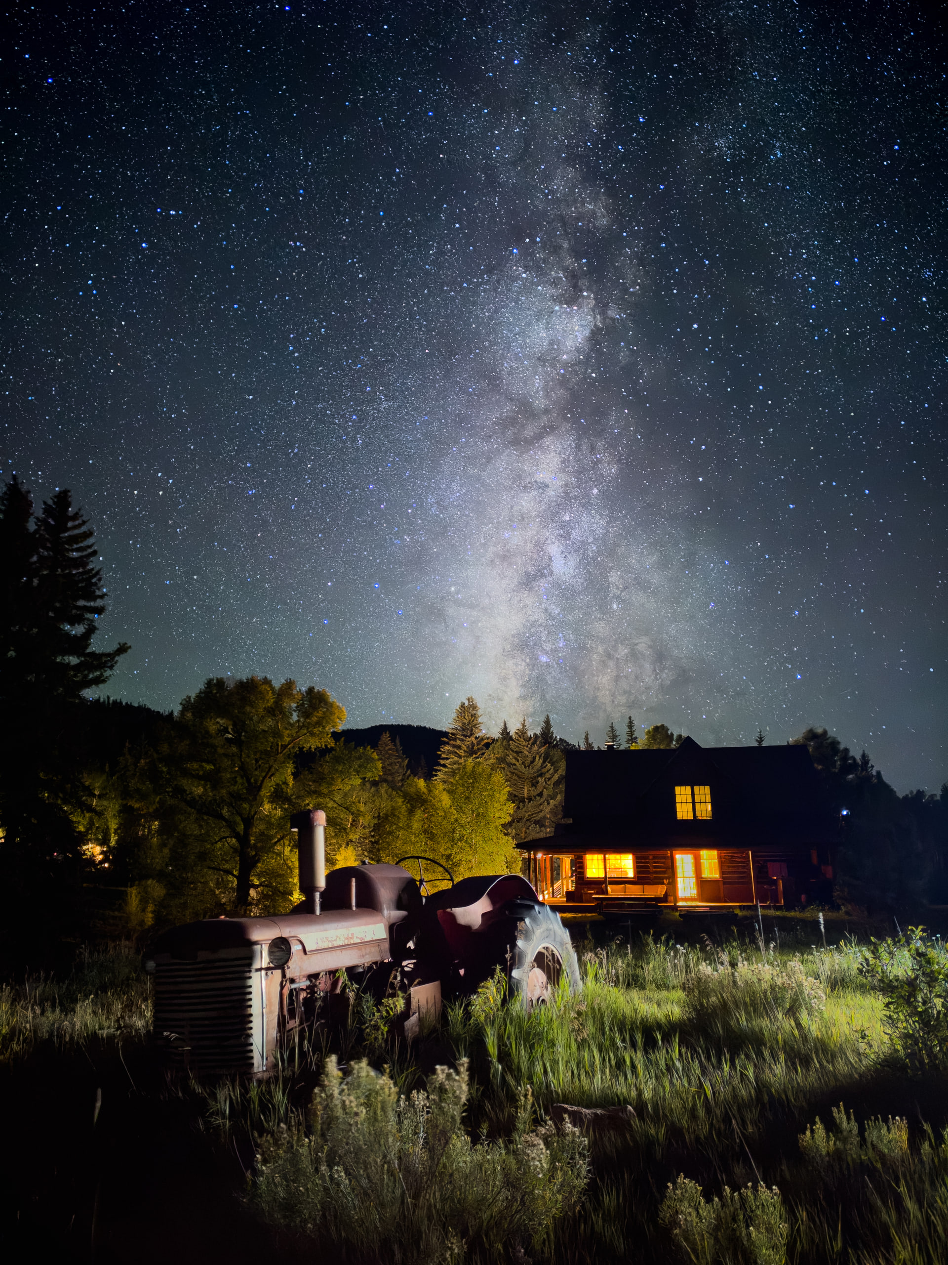 Milky Way captured in the dark night sky over Dunton River Camp