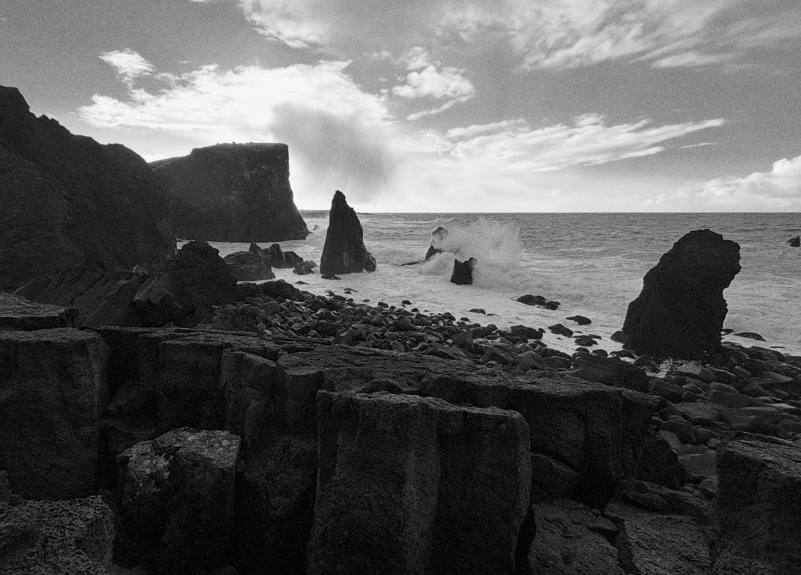 The south coast of Iceland